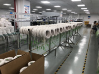 Kabel bulat 5.0mm OD putih LSZH G657A1 kabel dalam dan luar ruangan SC APC kabel Patch optik serat optik