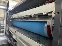 Machine de découpe et d'impression flexographique HD entièrement automatique 5 couleurs avec section de séchage pour la fabrication de cartons