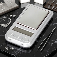 Balance de précision numérique Santwell JS-398 avec écran LCD, alimentée par piles, pour la mesure du poids des bijoux en or