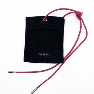 Pochette d'arôme en lin et coton brodé avec impression design client et sachet parfumé - Product Image 6