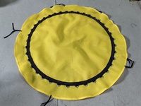 Tapis de trampoline en PP de qualité supérieure pour parc de trampolines, surface de saut résistante aux UV et à l'eau pour l'extérieur avec coutures renforcées