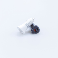 PD + QC3.0 double chargeur de voiture 38W Charge rapide charge rapide USB-C type-c chargeur de voiture PD + QC3.0 adaptateur pour chargeur de téléphone