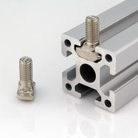 Dong Ji Boulons en T à moitié filetés DIN931 Zinc Grade 12.9 Vente en gros à chaud Tournevis d'implant Boulon à écrou hexagonal pour l'assemblage de navires