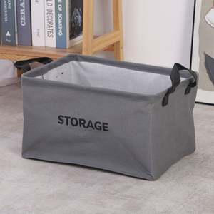 Home Large Capacity Laundry Room Clothes Storage Basket Foldable Laundry <b>Hamper</b> Laundry Basket with Handle - Product Image 2