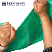 Bâche de protection en PE de 200 g/m² de couleur verte pour machine à souder