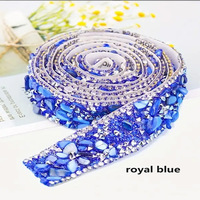 Bande de strass en résine autocollante de 20 cm pour loisirs créatifs, pierres colorées en vrac, accessoires thermocollants pour vêtements