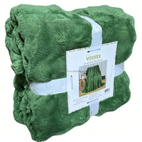 Fabrikpreis Kunstfell-Decke Kaninchenfell-Optik Superwarm für Sofa und Bett Kleine Fleece-Wurfdecken