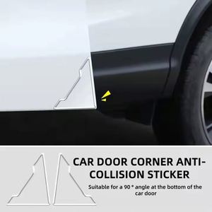 Protector de Esquinas para Puerta de Coche de Silicona, Transparente, con Diseño de Dibujos Animados, Universal, Autoadhesivo, Antiarañazos, de un Solo Uso, con Logotipo Personalizado (2 Piezas) - Product Image 2