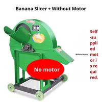 Broyeur Électrique de Bananes et de Plantains, Déchiqueteur de Bananes, Coupe-Plantains, Machine Domestique pour Alimentation des Animaux, Petite Taille 45g, Garantie 1 An