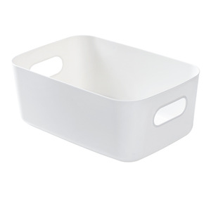 Rectangular Desktop Storage <b>Box</b> For Clothes Cosmetics Toys Snacks Solid Color No <b>Lid</b> Plastic Organizer - Product Image 5