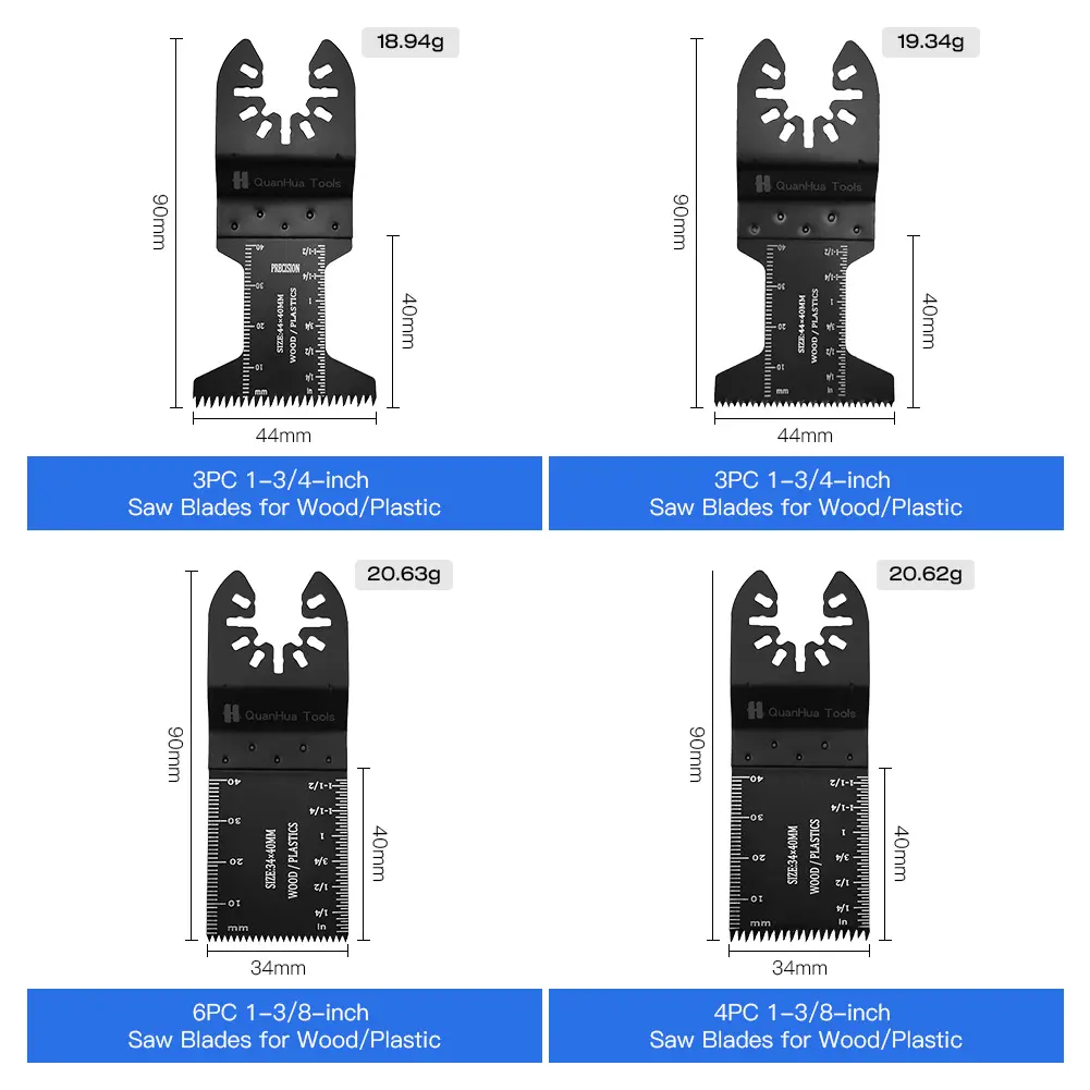 27 किट ऑसिलेटिंग सॉ ब्लेड्स मल्टीटूल ब्लेड्स किट प्रोफेशनल कटिंग वुड मेटल प्लास्टिक मल्टी टूल ब्लेड्स