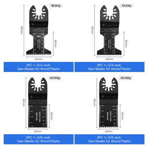 27キット振動鋸刃マルチツールブレードキットプロフェッショナルカッティングウッドメタルプラスチックマルチツールブレード