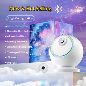 Proyector de estrellas LED OHTC E25, luz nocturna Galaxy con temporizador para decoración de habitación de niños, cama, cuerpo ABS alimentado por batería - Product Image 3