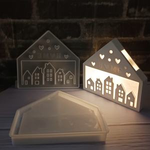 Outils de gâteau en silicone 3D pour maison de cinq étages écologiques faits à la main plateau de rangement sûr de qualité alimentaire avec sac pour usage commercial - Product Image 4