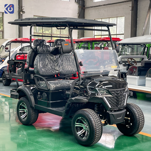 Voiturette de golf électrique 4 places CAMP de haute qualité, batterie lithium 72V, quatre roues, homologuée pour la route, idéale pour les communautés résidentielles - Product Image 2