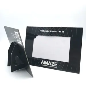 Oem Custom Design Card Paper Photo Frame Cardboard Custom 4x6 Paper Photo Frames 5x7 Picture Frames