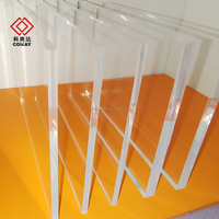 Feuille acrylique coulée transparente résistante aux intempéries COMAY pour signalétique extérieure et applications décoratives