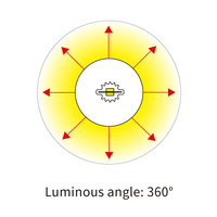 Bande lumineuse LED néon flexible à 360 degrés D22mm, couleur magique, silicone RGB, pour décoration architecturale circulaire