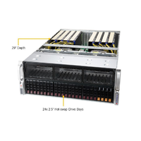 Servidor de IA para Desarrollo de Inteligencia Artificial 4U AS-4124GS-TNR, Servidor en Rack, 64GB, Procesador GPU Core, en Stock