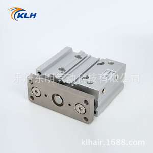กระบอกสูบแบบแท่งนำทางบาง รุ่น Klh Mgpm ซีรีส์ Mgpm20 10 15 20 25 30 40 50 60 75 ตัวกระบอกทำจากอะลูมิเนียม ใช้ลม - Product Image 1