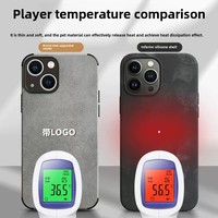 Coque de téléphone portable en peau d'agneau compatible avec iPhone 13 Pro pour 14 Four Corners Couverture complète en peluche antichoc
