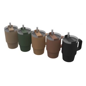 Babynahrung qualität für Stanley Drinking Silicone Cup Set Rutsch festes BPA-freies Geschirr mit Inklusive Lätzchen löffel - Product Image 4