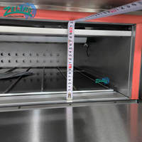 Nuevo Horno de Piedra Volcánica Natural de 3 Niveles y 12 Bandejas con Patrón Cruzado de 46*66cm, Sistema de Vapor Automático para Pizza y Pan con Frutas y Nueces