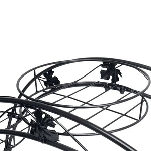 Soporte de Metal para Plantas con Arco Rústico Moderno Oniya, Soporte para Macetas de Jardín, Exhibidor de Plantas de Múltiples Niveles, Decoración para el Hogar - Product Image 4
