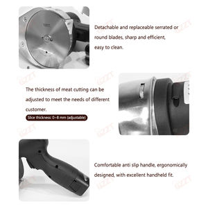 Ce barbacoa eléctrica Shawarma cuchillo máquina cortar carne Shawarma máquina cortadora automática Robot mano Kebab rebanador Shawerma cortador - Product Image 2