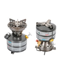 Réchaud de camping pliable en acier ZT-038 pour gaz et diesel, application manuelle, barbecue, accessoire de stockage de carburant liquide pour voyage
