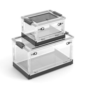 Cage de Reptile en PP pliable OEM, abri pour élever des <span class=keywords><strong>reptiles</strong></span>, lézard Gecko, Terrarium, Cage en verre acrylique PVC, enclos pour <span class=keywords><strong>reptiles</strong></span> - Product Image 1