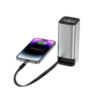 20000mAh Ultra-Haute Capacité Portable Power Bank En Alliage D'aluminium LED Affichage Numérique Étanche Extérieur Ordinateur Portable Double USB
