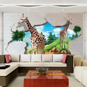 Настенная 3D-картина с жирафом