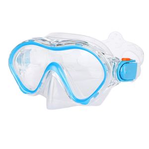 หน้ากากดำน้ำสำหรับเด็กทำจากซิลิโคนสีชมพูกระจกแบบเดี่ยว - Product Image 5