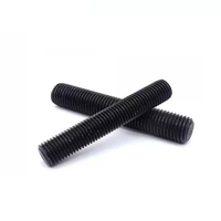Factory Price Steel Full Thread Stud Bolt Class 8.8 UNC Thread Round Head 2n 2h 85mm M8 Zinc Finish Nuts & Washers Building