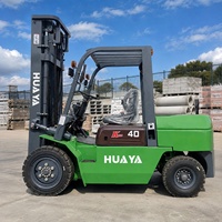 Forklift Diesel Pabrik 1t 2t 2.5t 3t, Tinggi Angkat 3m-7m, CE ISO, Penggerak Empat Roda, Mini Forklift Medan Kasar Berkualitas Tinggi