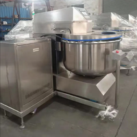 Machine de boulangerie électrique 260L équipement de mélange de cuisson industrielle mélangeur à spirale basculant la pâte à gâteau alimentaire