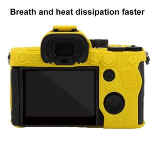 Housse de protection pour appareil photo en silicone à texture litchi portable, antidérapante, pour <span class=keywords><strong>Sony</strong></span> <span class=keywords><strong>Alpha</strong></span> 7 <span class=keywords><strong>V</strong></span> ILCE 7M5 - Product Image 5
