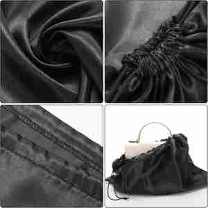 Sac de rangement de luxe en polyester avec cordon de serrage pour chaussures, sacs à main et accessoires de mode, anti-poussière et anti-cheveux - Product Image 2