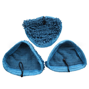 Funda para mopa a vapor X5, almohadilla de repuesto ovalada de microfibra para limpieza del hogar, juego de 28x21cm - Product Image 2