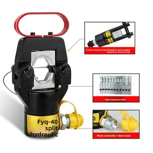 <span class=keywords><strong>Pince</strong></span> <span class=keywords><strong>à</strong></span> <span class=keywords><strong>sertir</strong></span> <span class=keywords><strong>hydraulique</strong></span> <span class=keywords><strong>à</strong></span> double corps modèle FYQ pour câbles 240/510/630/1000 - Product Image 3