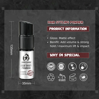 Usine de Chine Passionné de Volume de Cheveux Bio Texture Styling Maximum Poudre de Cheveux 20 Gr Sans Étiquette