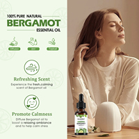 OEM/ODM 30ml Huile essentielle de bergamote naturelle pure Huile de massage aromathérapie Soins de la peau Parfums en vrac Huile essentielle de bergamote (nouvelle)