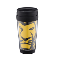 Mug à café en plastique 14 oz, design anti-fuite, écologique, à double paroi, personnalisable avec logo, tasse à bière