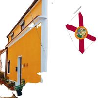 Drapeaux de la Floride en gros 3x5 pieds, polyester 68D/100D, personnalisation de tous les pays, expédition rapide, fournisseur fiable, livraison rapide