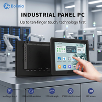 Tablet PC Industrial Todo en Uno, Panel Integrado, Sin Ventilador, Pantalla Táctil, IP65, Resistente al Polvo y al Agua, X86, Linux, Android, Computadora HMI