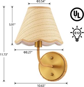 Lampada <span class=keywords><strong>da</strong></span> Parete LED in Ferro Intrecciato a Mano in Stile Cinese Borgward, Esclusiva per Vendite Transfrontaliere, 110V per Camere <span class=keywords><strong>da</strong></span> Letto, Soggiorni e Corridoi - Product Image 6
