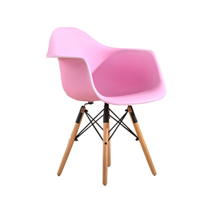 Caliente Vender casa <span class=keywords><strong>muebles</strong></span> producto reposabrazos sillas de plástico con patas de madera - Product Image 2