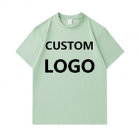 T-shirt pour homme à épaules tombantes de qualité supérieure avec logo personnalisé, impression personnalisée de t-shirt, t-shirt uni de grande taille pour homme, 250 g/m²