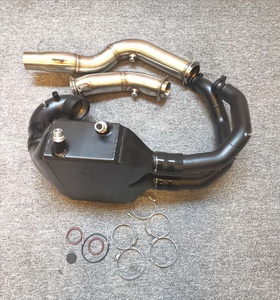 Top Mount Intercooler+downpipe+<strong>chargepipe</strong>+boostpipe for BMW M2C M3 M4 F80 F82 F83 3.0L S55 2015+ - Product Image 2